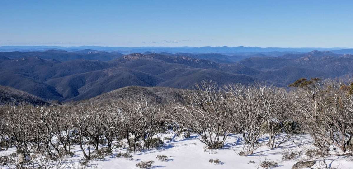 Mt Gingera from Corin Dam, Namadgi National Park ACT